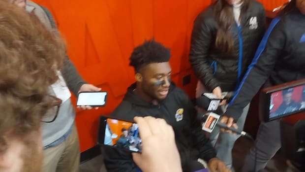 Devin Neal Oklahoma Postgame